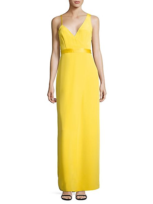 Diane von Furstenberg - Sleeveless Asymmetrical Side Silk Dress