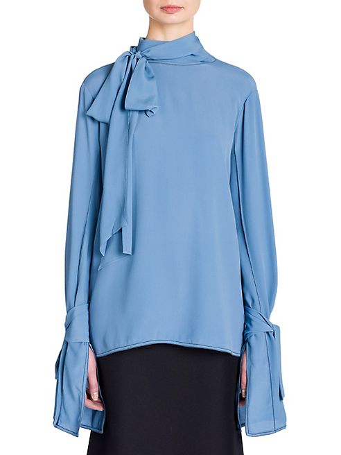 Marni - Silk Tie Neck Blouse