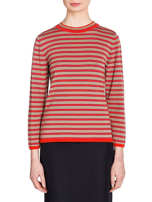 Marni - Striped Wool & Silk Pullover