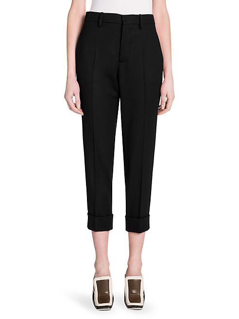 Marni - Slim Wool Ankle Pants