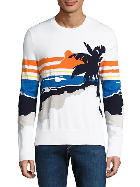 Rag & Bone - Intarsia Regular-Fit Cotton Sweater