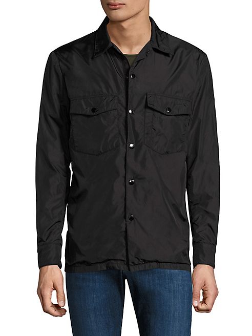 Rag & Bone - Solid Cotton Heath Shirt Jacket