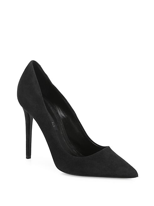 Alexander Wang - Tia Tilt-Helt Suede Point Toe Pumps