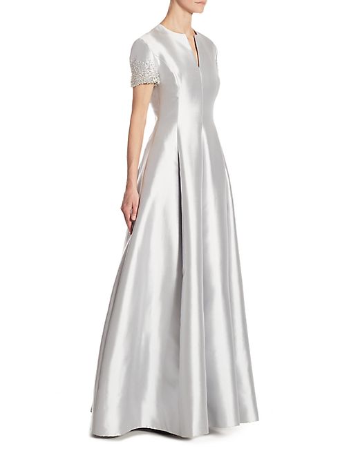 Catherine Regehr - Embellished Silk & Wool Gown