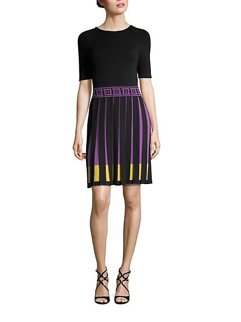 Versace Collection - Knit Pleated Dress