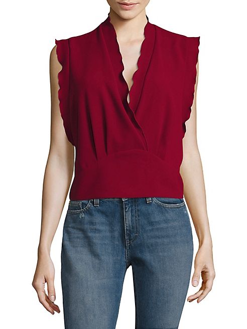 IRO - Ituna Scalloped Top