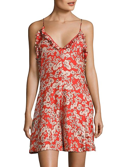 Rebecca Taylor - Cherry Blossom Silk Romper