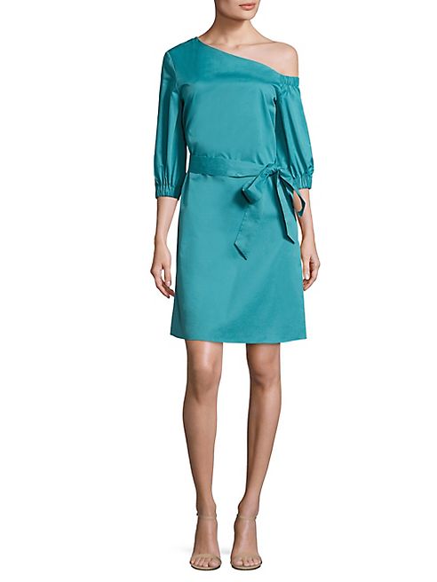 Tibi - Satin Poplin Asymmetrical Dress