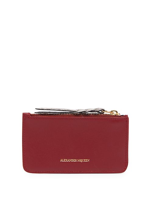 Alexander McQueen - Leather & Radiated Ratsnake Card Holder