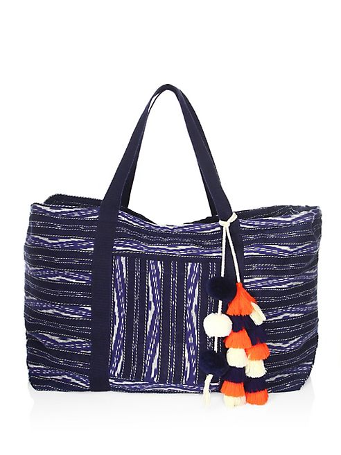 JADEtribe - Handwoven Ikat Weekend Bag