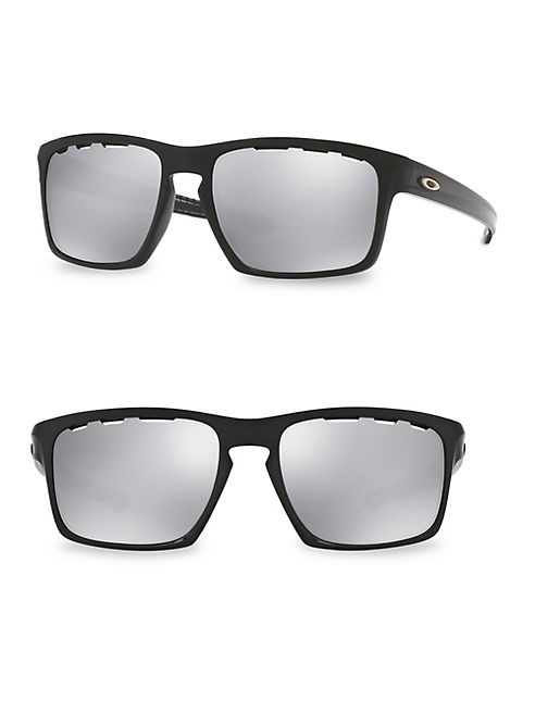 Oakley - 57MM Silver Sunglasses