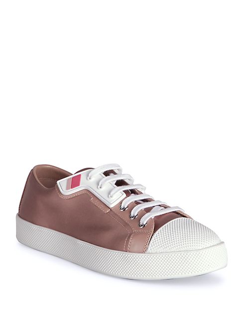 Prada - Satin Tennis Sneaker