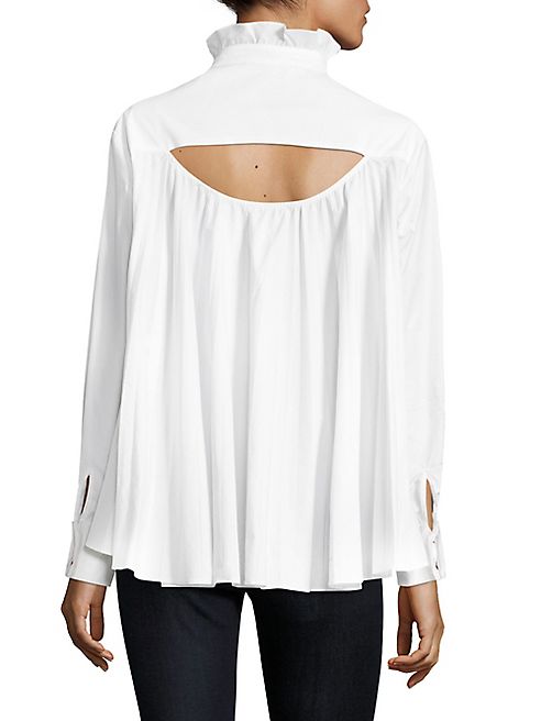 SALONI - Mika B Cutout Shirt