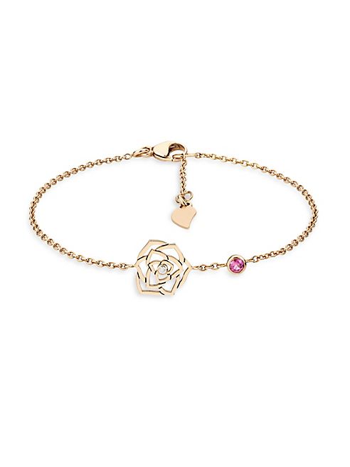 Piaget - Rose Diamond, Pink Sapphire & 18K Rose Gold Bracelet