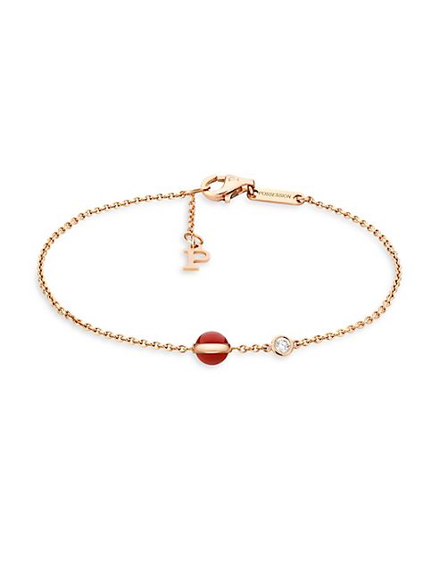 Piaget - Possession Diamond, Carnelian & 18K Rose Gold Bracelet