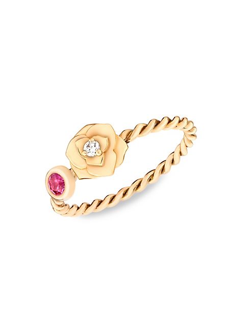 Piaget - Rose Diamond, Pink Sapphire & 18K Rose Gold Ring