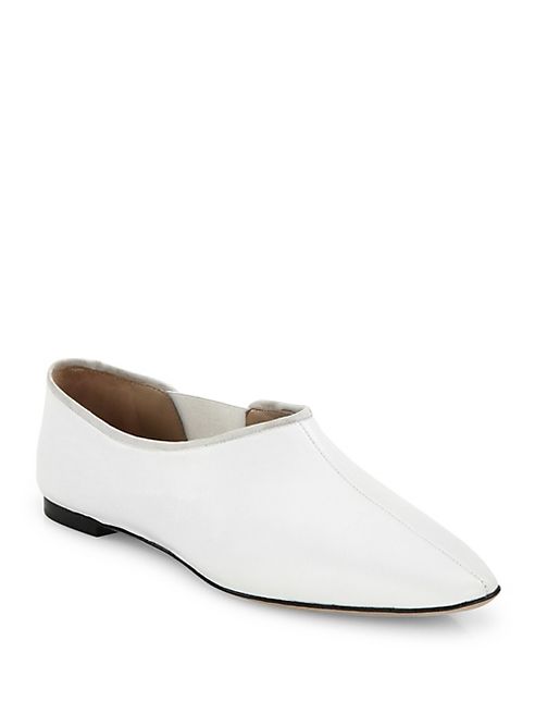 The Row - Cara Slip-On Nappa Leather Flats