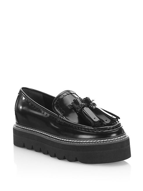 See by Chloé - Zina Leather Platform Loafers