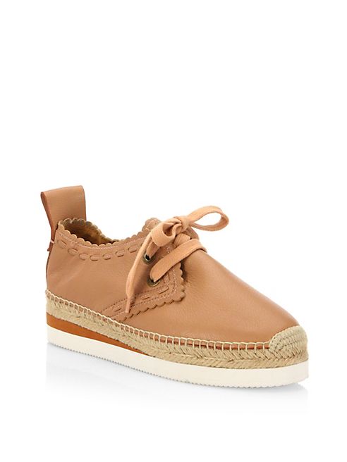 See by Chloé - Glyn Leather Espadrille Sneakers