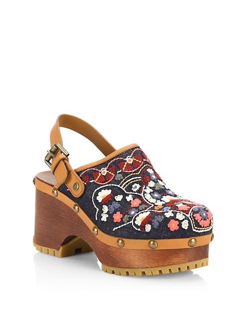 See by Chloé - Tasha Denim Clogs