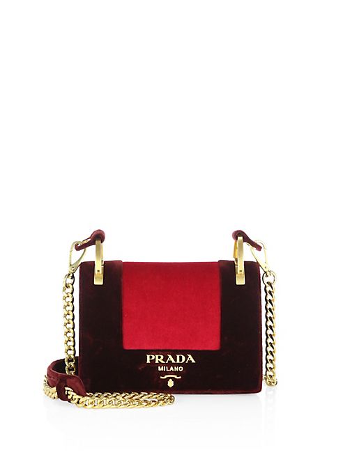 Prada - Velvet Chain Shoulder Bag