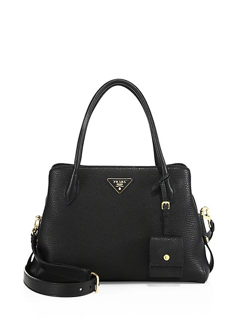 Prada - Pebble Leather Tote