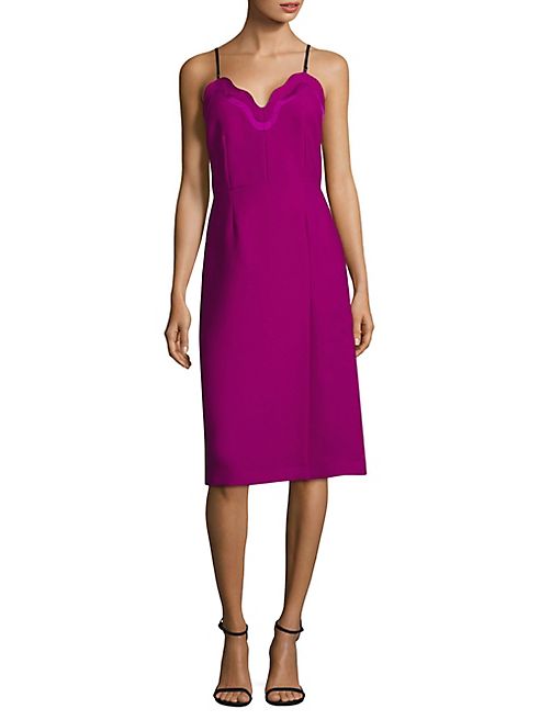 Carven - Scalloped Neckline Dress