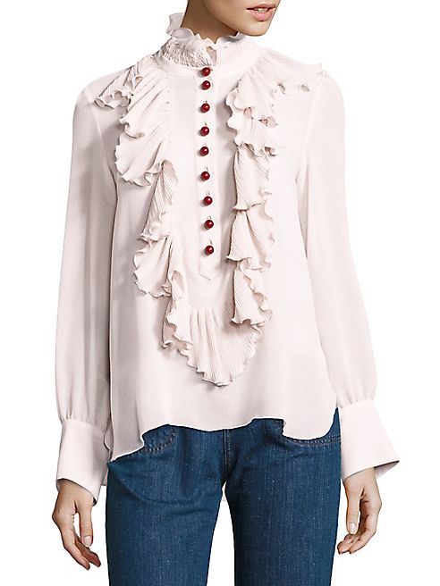 See by Chloé - Ruffled Mockneck Blouse