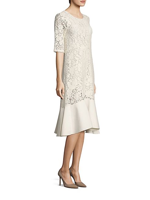 See by Chloé - Ruffled Lace Midi Dress