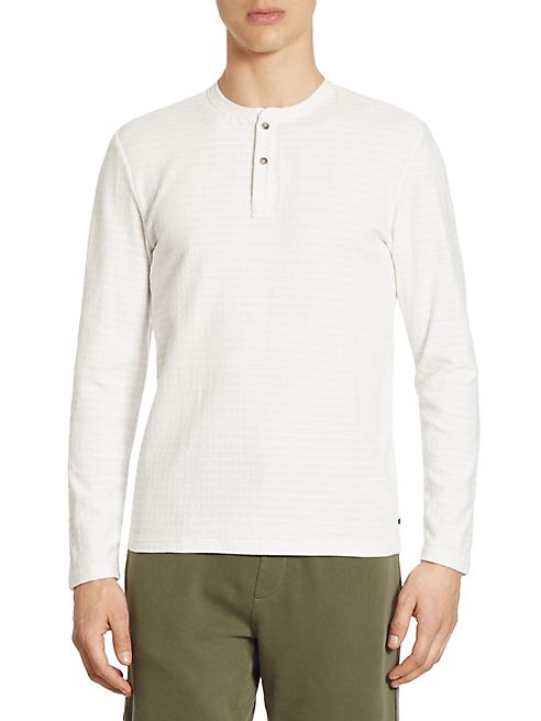 Madison Supply - Long Sleeve Novelty Henley