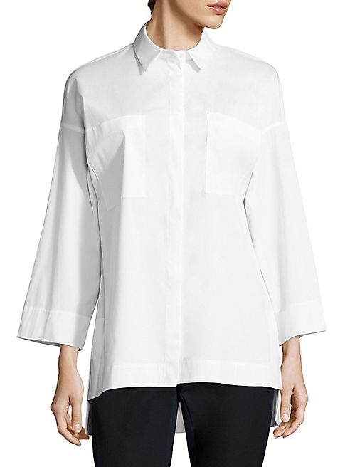 Lafayette 148 New York - Hensley Drop-Shoulder Blouse