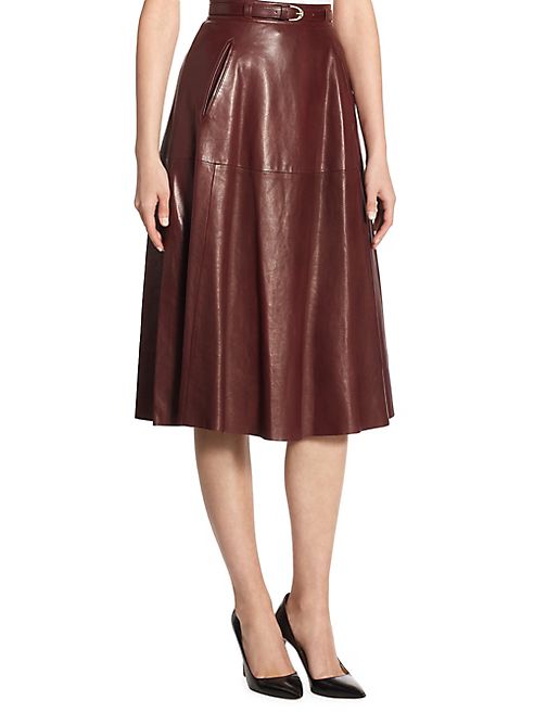 Ralph Lauren Collection - Carlotta Leather Skirt