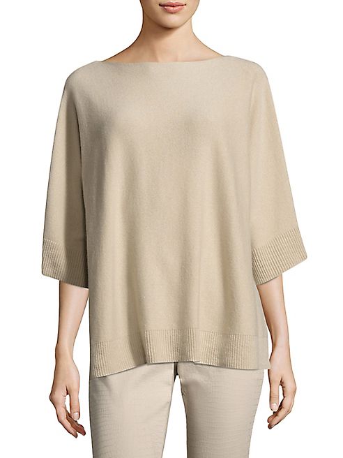 Lafayette 148 New York - Relaxed Oversized Cashmere Sweater