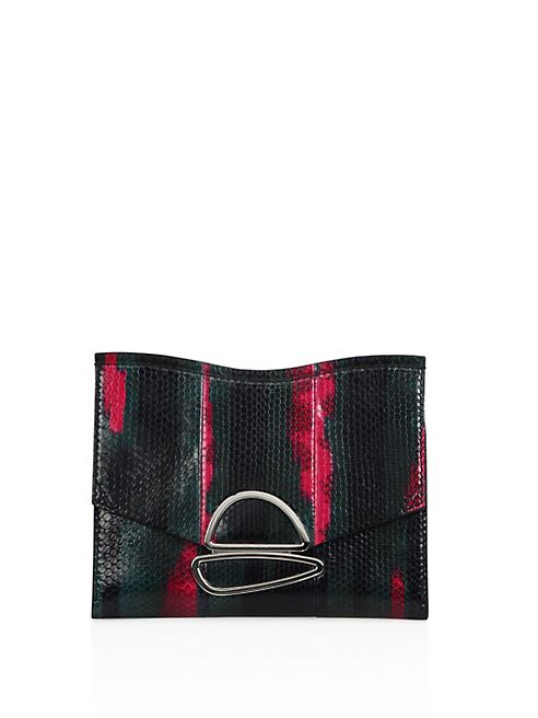 Proenza Schouler - Small Curl Snakeskin Clutch