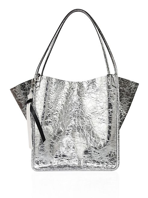 Proenza Schouler - Crinkled Metallic Leather Tote