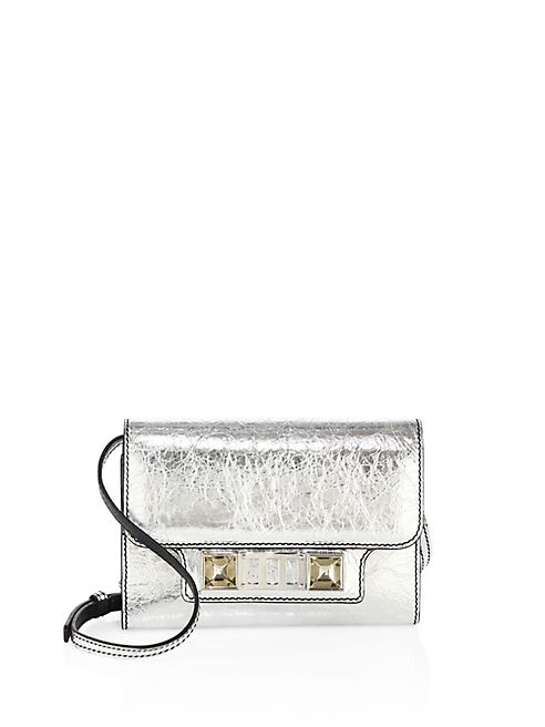 Proenza Schouler - PS11 Metallic Leather Chain Wallet