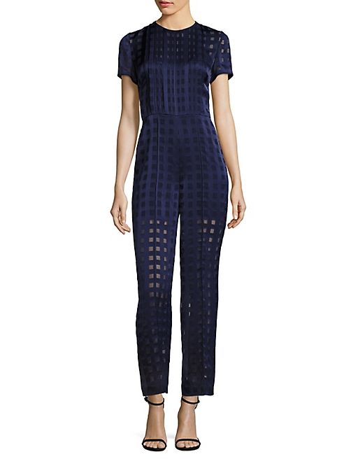 Diane von Furstenberg - Cropped Flared Jumpsuit