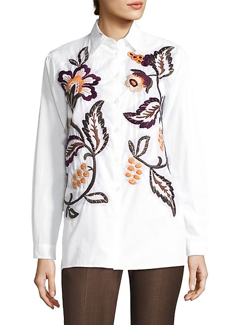 Etro - Floral Embroidered Blouse