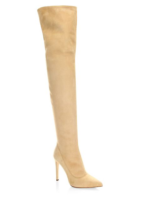 Sergio Rossi - Matrix Suede Over-the-Knee Boots