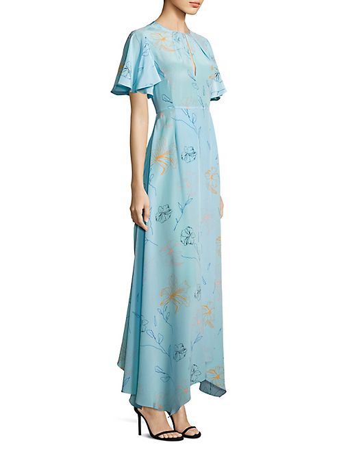 Diane von Furstenberg - Flutter Sleeve Gown