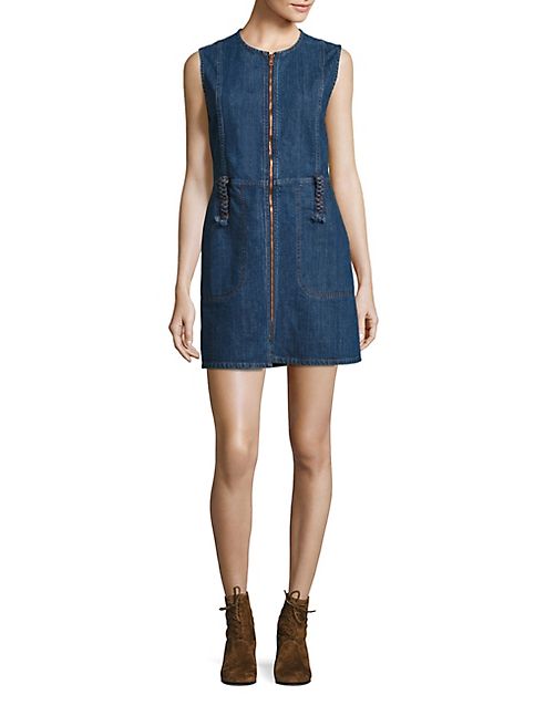 See by Chloé - Zip-Front Denim Dress