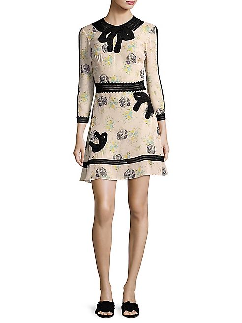 COACH 1941 - Embroidered Prairie Dog Print Dress