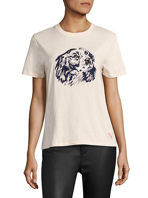 COACH 1941 - Dog Embroidered Cotton Tee