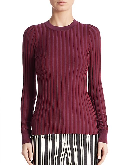 Altuzarra - Reagan Rib-Knit Crewneck Sweater