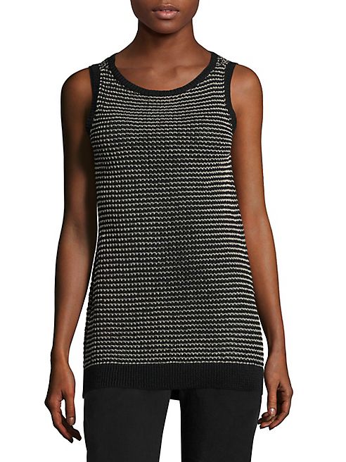 Eileen Fisher - Organic Cotton-Blend Knit Tank Top