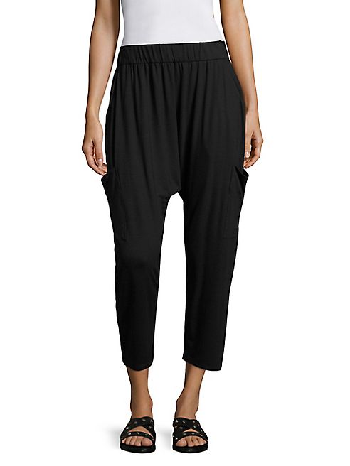 Eileen Fisher - Slouchy Cropped Jersey Pants