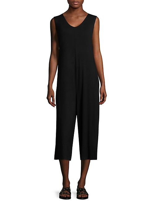 Eileen Fisher - Cropped Wide-Leg Jumpsuit