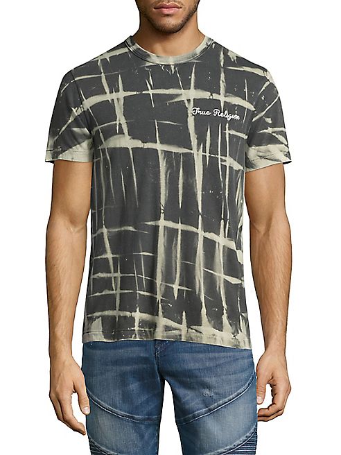 True Religion - Tie Dye Abstract Print Tee