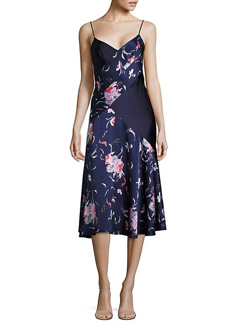 Prabal Gurung - Silk Floral-Print Dress