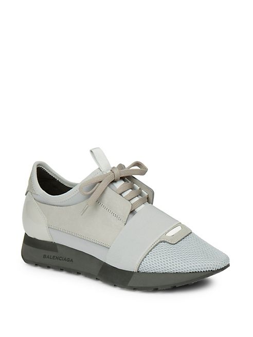 Balenciaga - Race Mixed Media Sneakers